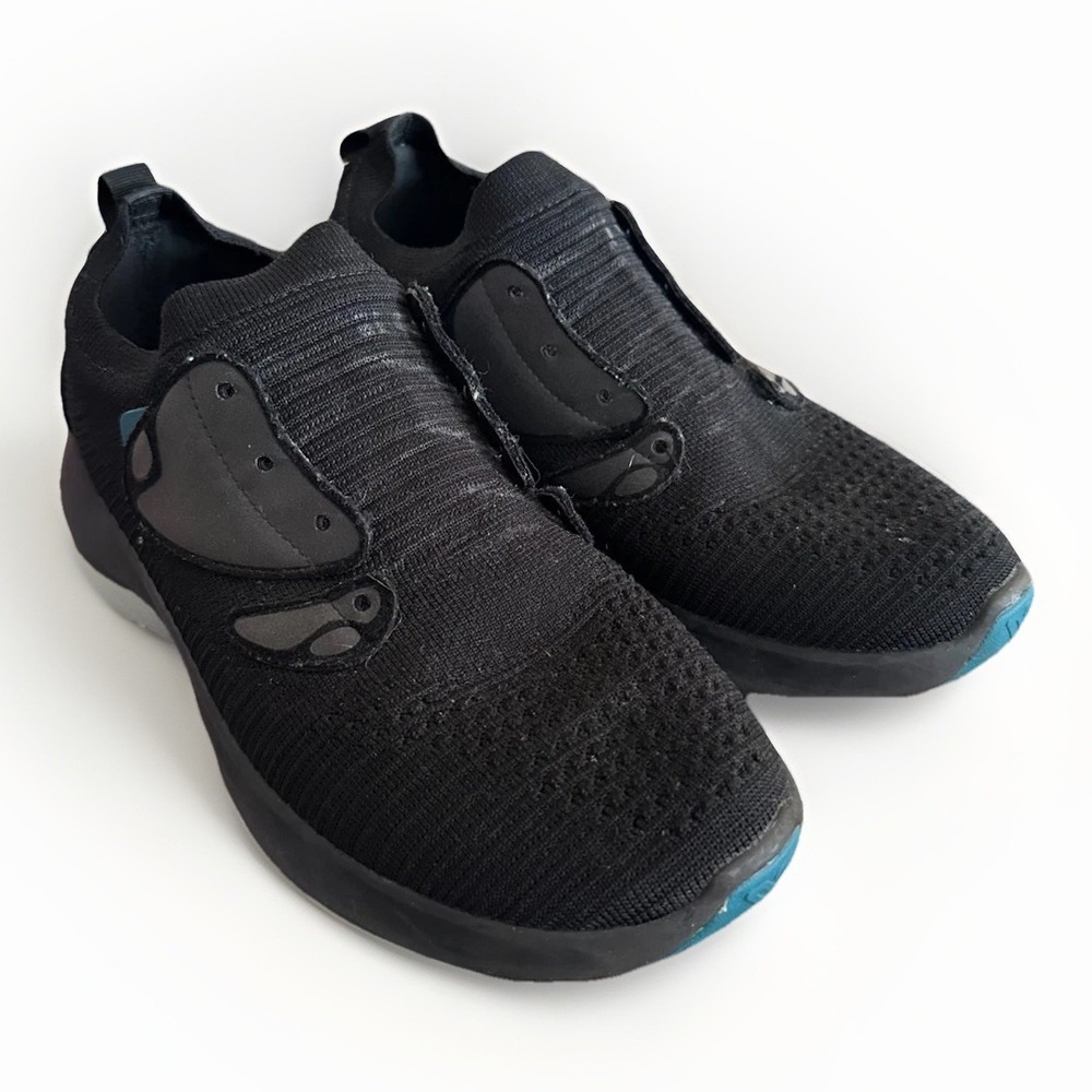 Vessi Everyday 2.0 Sneakers‎ Mens 9 Black Waterproof Knit Slip On Trainer